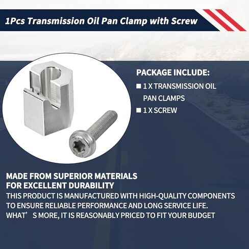 Transmission Oil Pan Clamp with Bonus Screw 05196073AA, Compatible with Dodge Chrysler for Jeep Wrangler 2002-2020 Transmission Oil Pan Clamps with Torx Head Bolts Replace 52108334AA 5196073AA in Saudi Arabia