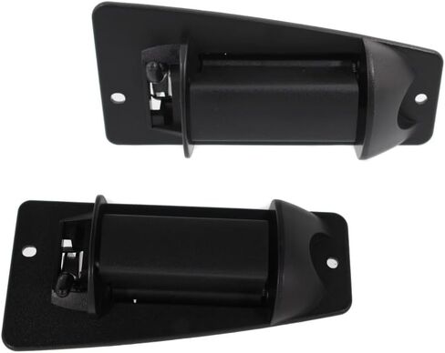 KarParts360 for Chevy Silverado 3500 2001-2006 Exterior Door Handle Rear Driver Side Textured Black Bezel with Textured Black Lever | Trim: LT/LS/Base | GM1520115 | 15758172 in Saudi Arabia