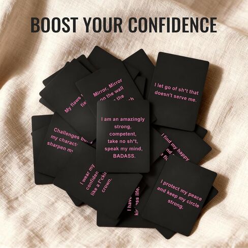 Badass Affirmation Cards - 100 Daily Motivational Birthday Gifts for Women, Affirmations Cards for Her, Best Friend, Sister, Daughter, Mom and More. in Saudi Arabia