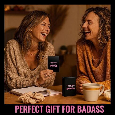 Badass Affirmation Cards - 100 Daily Motivational Birthday Gifts for Women, Affirmations Cards for Her, Best Friend, Sister, Daughter, Mom and More. in Saudi Arabia