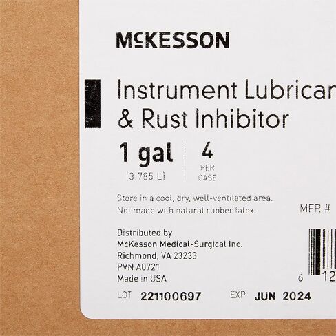 McKesson Instrument Lubricant & Rust Inhibitor - Non-Mineral Oil Formula, Corrosion Protection, and Smooth Performance for Long-Lasting Instrument Care - 1 Gal., 1 Count, 1 Pack in Saudi Arabia