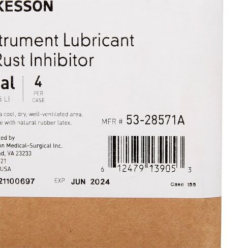 McKesson Instrument Lubricant & Rust Inhibitor - Non-Mineral Oil Formula, Corrosion Protection, and Smooth Performance for Long-Lasting Instrument Care - 1 Gal., 1 Count, 1 Pack in Saudi Arabia