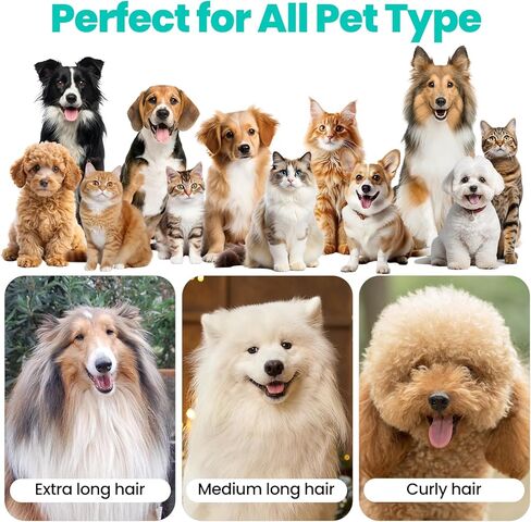 Neakasa P2 Pro Dog Grooming Kit, Pet Grooming Vacuum Suction 99% Hair, Professional Grooming Clippers with 5 Proven Grooming Tools, 2L Large-capacity Easy Empty Dustbin for Dogs Cats and Other Animals in Saudi Arabia