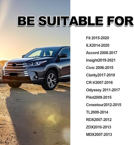91594-SNA-A01 مشبك غطاء حشو الوقود، مثبت غطاء خزان الزيت متوافق مع Accord 2008-2017، CR-V 2007-2016، Civic 2006-2015، RDX 2007-2012 إلخ (أسود) in Saudi Arabia
