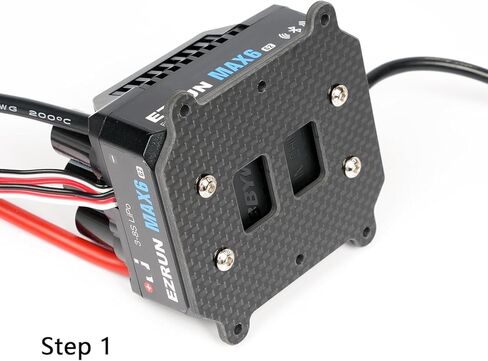 3MM Carbon Fiber ESC Tray Plate for Arrma 6S 1/7 Mojave 1/8 Kraton/Typhon/Notorious/Talion/Outcast,No-Drill ESC Mounting Bracket Fixing Plate,Mounting Receiver Tray Part AR320430 Upgrade Replace in Saudi Arabia
