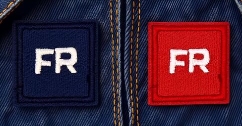 FR-Patches للملابس - 10 قطع رقعة مطرزة بديلة للملابس، رقعة إصلاح مكواة مطرزة مقاومة للهب لملابس العمل والسترات الجينز وحقيبة الظهر وقبعة موحدة من الدنيم in Saudi Arabia