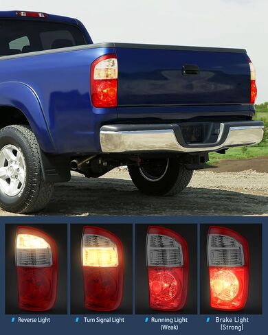 مجموعة الضوء الخلفي Nilight متوافقة مع 2004 2005 2006 Toyota Tundra 4 أبواب الكابينة المزدوجة وطاقم الكابينة الخلفية ضوء خلفي طراز OE استبدال جانب الركاب in Kuwait