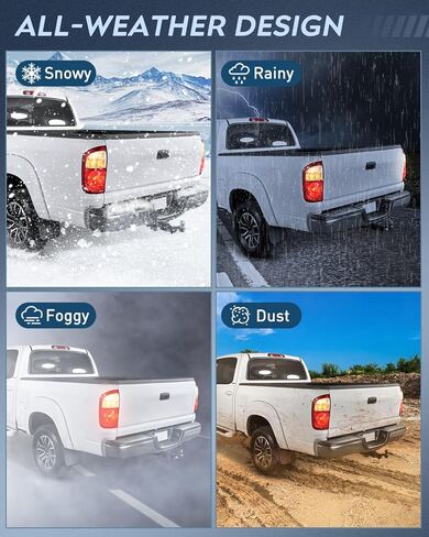 مجموعة الضوء الخلفي Nilight متوافقة مع 2004 2005 2006 Toyota Tundra 4 أبواب الكابينة المزدوجة وطاقم الكابينة الخلفية ضوء خلفي طراز OE استبدال جانب الركاب in Kuwait
