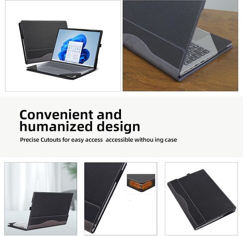 Laptop Case for HP ZBook Firefly 14 G7 | ZBook Firefly 14 G8 14 "[Not Other Models] All Inclusive Drop Case PU Leather Inside Pocket Cover (Dark Grey) in Saudi Arabia