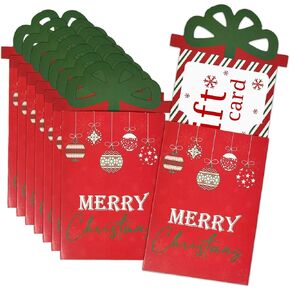 Gift Boutique Christmas Money & Gift Card Sleeves Set of 12 Holiday Envelopes Greeting Cards Funny Exchange Gifts Cash Insert Sleeves Holder Festive Xmas Party in Kuwait