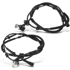 مستشعر سرعة العجلات A-Premium ABS متوافق مع موديلات Jeep - Wrangler 1997-2006، TJ 1997-2006، أداة رياضية - السائق الخلفي وجانب الراكب، مجموعة من قطعتين، استبدال # 56027729AB، 56027728AB in Kuwait