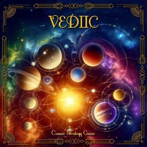 Vedic Board Game - Strategy Board Game for Adults, Teens and Family. Embark on a Cosmic Adventure of Planetary Strategy, 2 to 7 Players | Vediic in Saudi Arabia
