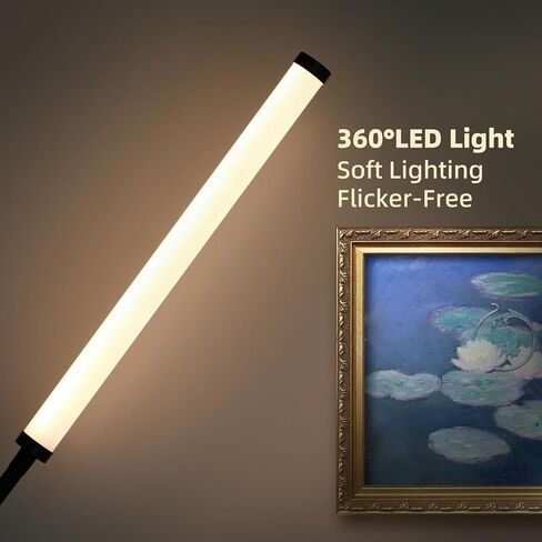 360° Floor Lamp with Adjustable Height & Flexible Arm, Remote & Foot Switch, Cool-Touch Body & High Brightness for Living Room, Bedroom, Office, Stepless Adjustable Colors and Brightness in Saudi Arabia
