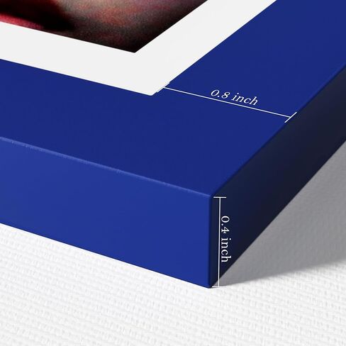 eletecpro 4x6 Picture Frames, Colorful Photo Frames Made of Engineered Wood and Acrylic Display 4x6 Photos, Cute Picture Frames for Wall & Tabletop (Orange, Royal Blue, Pink, Sky Blue) 4 Pack in Kuwait