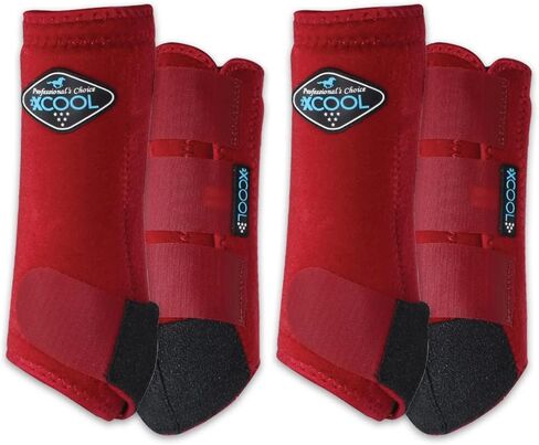 Professional's Choice 2XCOOL Sports Medicine Horse Boots | Protective & Breathable Design for Ultimate Comfort, Durability & Cooling in Active Horses | 4 Pack in Kuwait