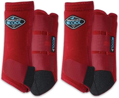 Professional's Choice 2XCOOL Sports Medicine Horse Boots | Protective & Breathable Design for Ultimate Comfort, Durability & Cooling in Active Horses | 4 Pack in Kuwait
