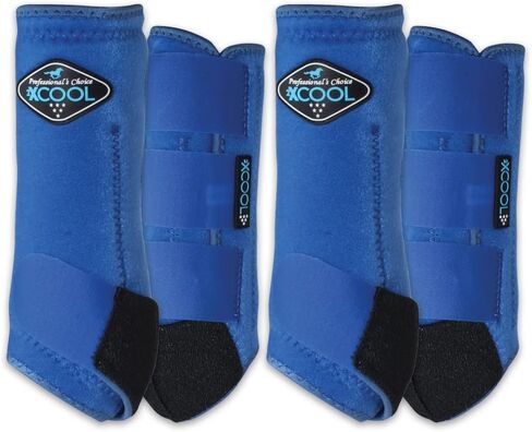 Professional's Choice 2XCOOL Sports Medicine Horse Boots | Protective & Breathable Design for Ultimate Comfort, Durability & Cooling in Active Horses | 4 Pack in Kuwait
