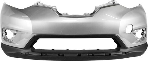 مصدات توفر - طلاء K23 فضي لامع، غطاء مصد أمامي متوافق مع 2014 2015 2016 Nissan Rogue 14 15 16، NI1000293 in Saudi Arabia