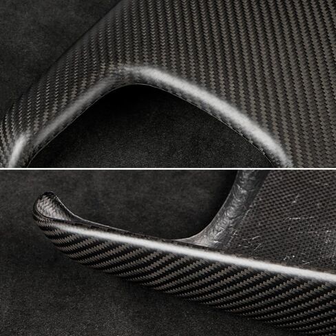 JSWAN Carbon Fiber Center Console Armrest Box Panel Cover for 11th Gen Civic Type r FL5 Typer Armrest Cover Protector Anti-Scratch Protector Decoration (Glossy Black) in Saudi Arabia