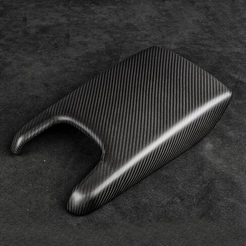 JSWAN Carbon Fiber Center Console Armrest Box Panel Cover for 11th Gen Civic Type r FL5 Typer Armrest Cover Protector Anti-Scratch Protector Decoration (Glossy Black) in Saudi Arabia