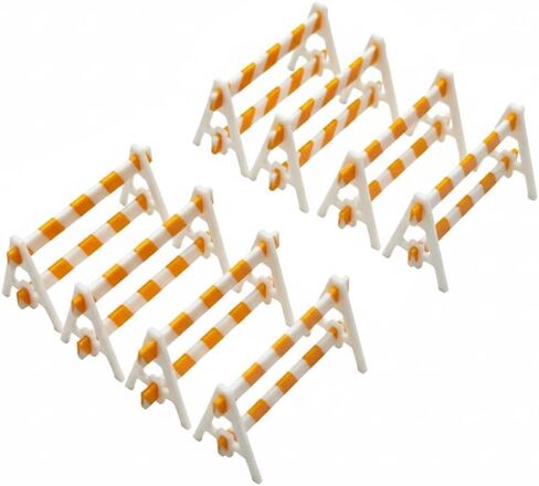 1/64 Scale A-Frame Road Barricades (8 Set) – Construction & Event Scene Detail in Saudi Arabia
