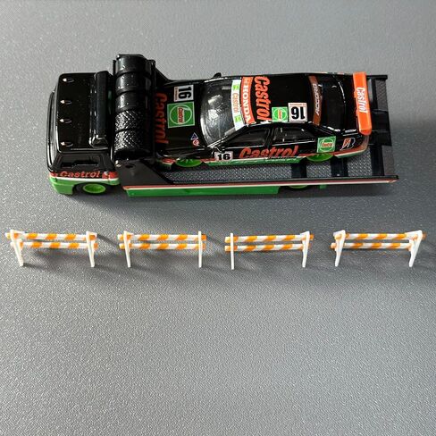 1/64 Scale A-Frame Road Barricades (8 Set) – Construction & Event Scene Detail in Saudi Arabia
