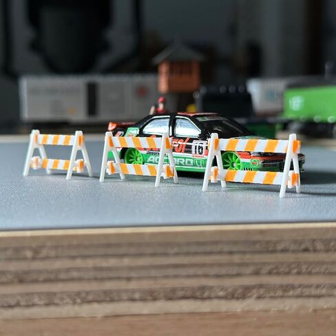 1/64 Scale A-Frame Road Barricades (8 Set) – Construction & Event Scene Detail in Saudi Arabia