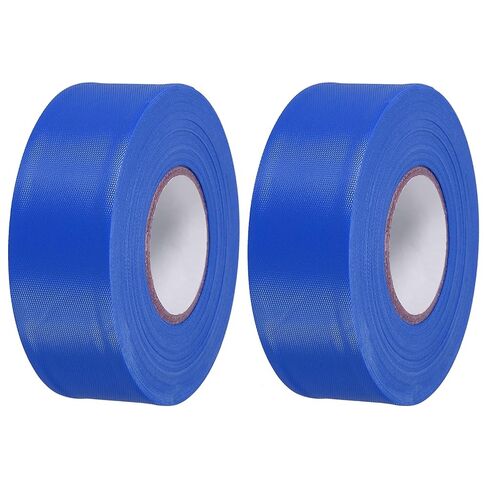 PATIKIL Flagging Tape 1" x147', 2 Pack PVC Non-Adhesive Neon Marking Tape for Tree Survey Boundaries Outdoor Trail, Green in Saudi Arabia