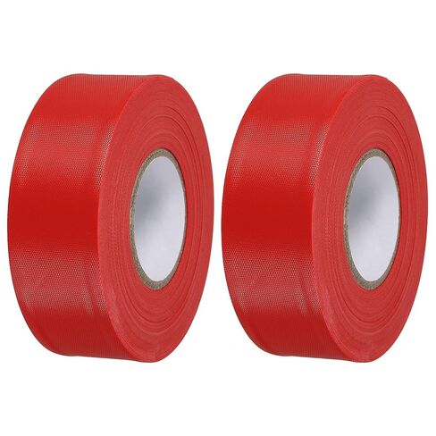 PATIKIL Flagging Tape 1" x147', 2 Pack PVC Non-Adhesive Neon Marking Tape for Tree Survey Boundaries Outdoor Trail, Green in Saudi Arabia