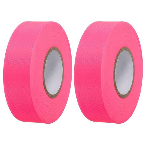 PATIKIL Flagging Tape 1" x147', 2 Pack PVC Non-Adhesive Neon Marking Tape for Tree Survey Boundaries Outdoor Trail, Green in Saudi Arabia