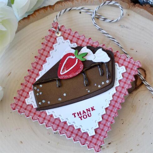 Desserts Die Cuts for Card Making, Cakes Metal Cutting Dies for Paper Scrapbooking, DIY Stencils for Album Party Wedding Festivals Decoration in Saudi Arabia