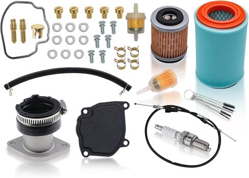 YFM250 Carburetor Fit for Yamaha Bear Tracker 250 YFM 250 YFM250X YFM250XL YFM250XM ATV 1999 2000 2001 2002 2003 2004 Replaces with Air Filter & Intake Manifold Boot in Saudi Arabia