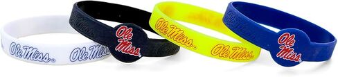 Aminco NCAA Boise State Broncos Silicone Bracelets, 4-Pack in Saudi Arabia