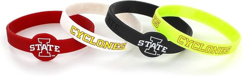 Aminco NCAA Boise State Broncos Silicone Bracelets, 4-Pack in Saudi Arabia