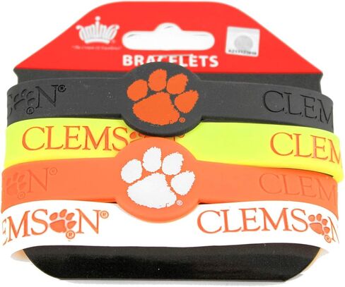 Aminco NCAA Boise State Broncos Silicone Bracelets, 4-Pack in Saudi Arabia