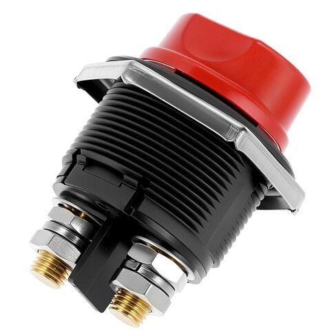 QWORK Battery Disconnect Switch 200A Master Isolator for 12V-48V Systems, Heavy Duty Waterproof On Off Power Cut Off Switch for Boat Car in Saudi Arabia