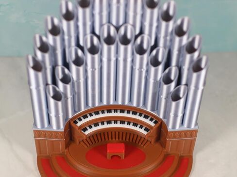 Pipe Organ Pen Pencil Holder 23 Pen Large Capacity with Storage Compartment | Gift for Musicans Organists Student Children | Office Study Organizer in Saudi Arabia