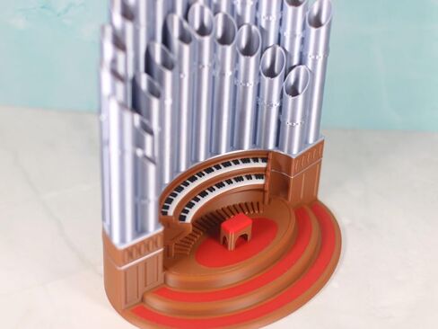 Pipe Organ Pen Pencil Holder 23 Pen Large Capacity with Storage Compartment | Gift for Musicans Organists Student Children | Office Study Organizer in Saudi Arabia