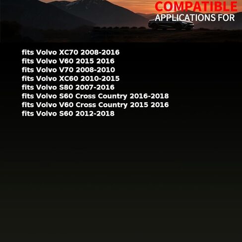 وحدة مروحة تبريد المحرك تناسب فولفو S80 S60 V60 Cross Country 2007 2008 2009 2010 2011 2012 2013 2014 2015 2016 2017-2018 استبدال 31293778، 31368427، 30776398 1 قطعة in Saudi Arabia
