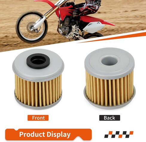 15412-MEN-671 3PCS Oil Filter & O-Ring Spring For Honda CRF150R CRF250X/R/RX CRF450 TRX450R/ER 2002-2024 91302-PA9-003 in Saudi Arabia