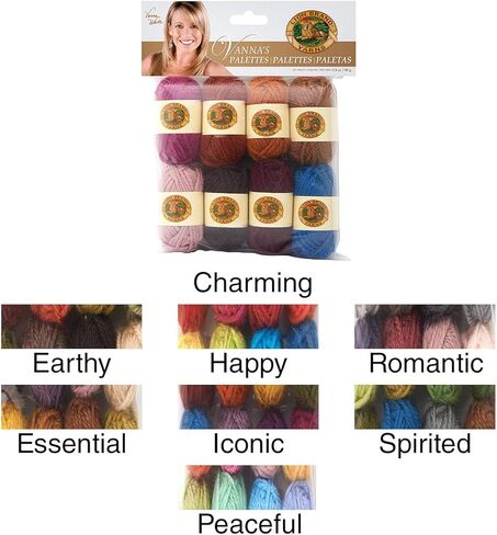 Lion Brand Yarn 865-205 Vanna's Palettes Yarn, Essential in Saudi Arabia