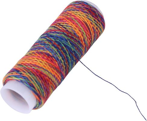 5PCS Multicolor Gradient Sewing Thread Spools, Embroidery Thread Spools | Embroidery Thread Set | Multicolor Thread Spools | Crafting Sewing Supplies for Sewing Quilting Embroidery in Saudi Arabia