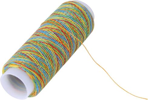 5PCS Multicolor Gradient Sewing Thread Spools, Embroidery Thread Spools | Embroidery Thread Set | Multicolor Thread Spools | Crafting Sewing Supplies for Sewing Quilting Embroidery in Saudi Arabia