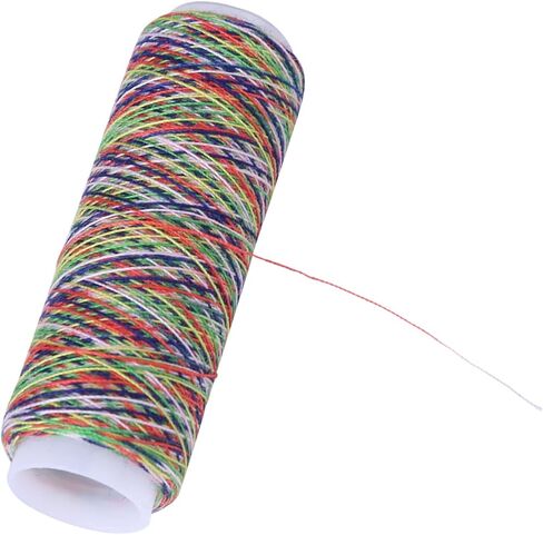 5PCS Multicolor Gradient Sewing Thread Spools, Embroidery Thread Spools | Embroidery Thread Set | Multicolor Thread Spools | Crafting Sewing Supplies for Sewing Quilting Embroidery in Saudi Arabia
