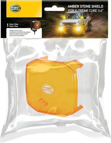 Hella X-TREME XT-3A Cover for 3-Inch LED Offroad Driving Light with a Snap-On Design and Rugged Protection (Amber) in Saudi Arabia