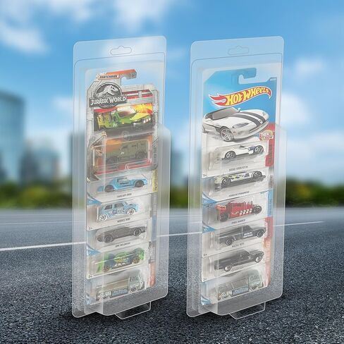 EVORETRO Blister Case Protector Compatible with Hot Wheels Team Transport Blister Protectors Pack of 10-0.80MM PET Premium Grade Protection, Crystal Clear Display, Custom Fit, Durable in Saudi Arabia