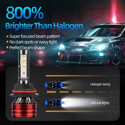 Light Bulbs Compatible for 2005-2019 Nissan Frontier 9007 Low High Beam Fog Lights Combo Pack 800% Brightness with Cooling Fan Plug N Play Pack of 2 in Kuwait