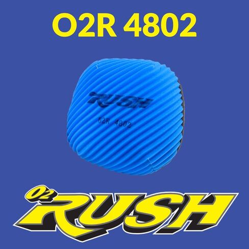 O2 RUSH High-Performance Saw-Tooth Foam Air Filter – Fits Beta RR 125 200 250 300 350 390 430 480 2T/4T 2020-2025 & X-Trainer – Replaces OEM 037.38.002.82.00 – Washable Reusable Race Proven in Saudi Arabia