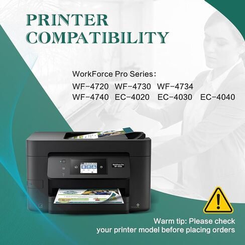 خراطيش الحبر المعاد تصنيعها لحزمة خراطيش الحبر Epson 802XL كومبو لطابعة T802 T802XL لطابعة Epson Workforce Pro WF-4740 WF-4720 WF-4734 WF-4730 EC-4020 EC-4030 EC-4040 (5 عبوات) in Kuwait