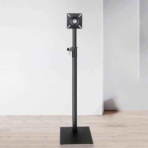TV Stand Adjustable Monitor Stand Rotating TV Floor Stand with Stand, Suitable for 12-34 Inch TVs and Monitors in Saudi Arabia